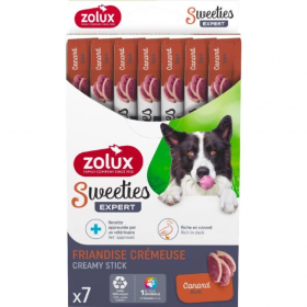 Кремообразно лакомство за кучета Zolux SWEETIES DOG DUCK x7 с патешко месо